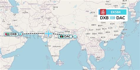 Emirates EK584 Flight Status: Dubai to Dhaka Tracker .